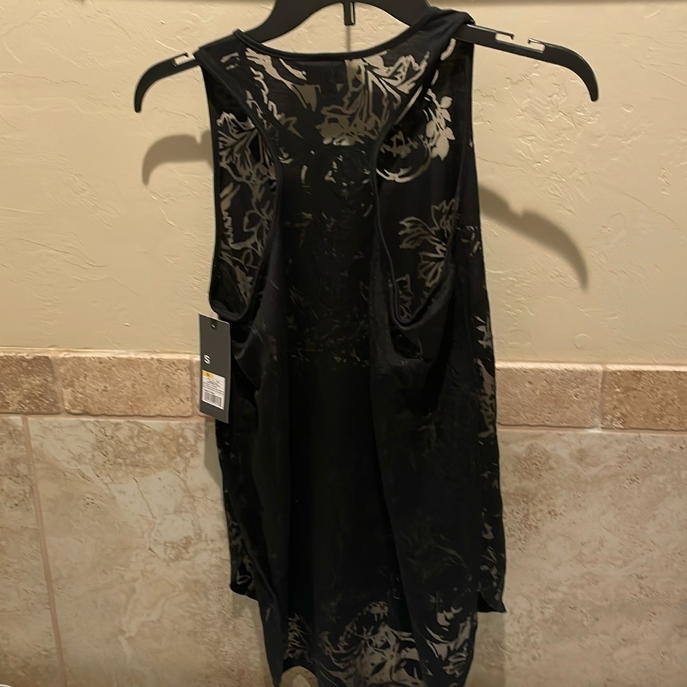 Black lace tank